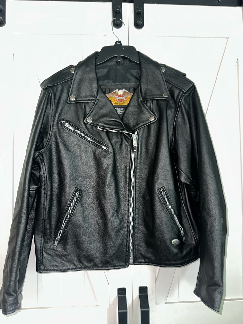 Harley-Davidson Black Leather Motorcycle Jacket